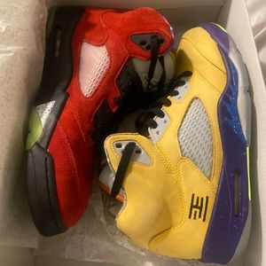 Air Jordan 5 Retro SE GS What The